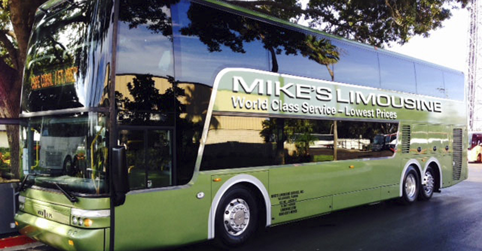 Florida Double Decker Bus Motorcoach Transportaion